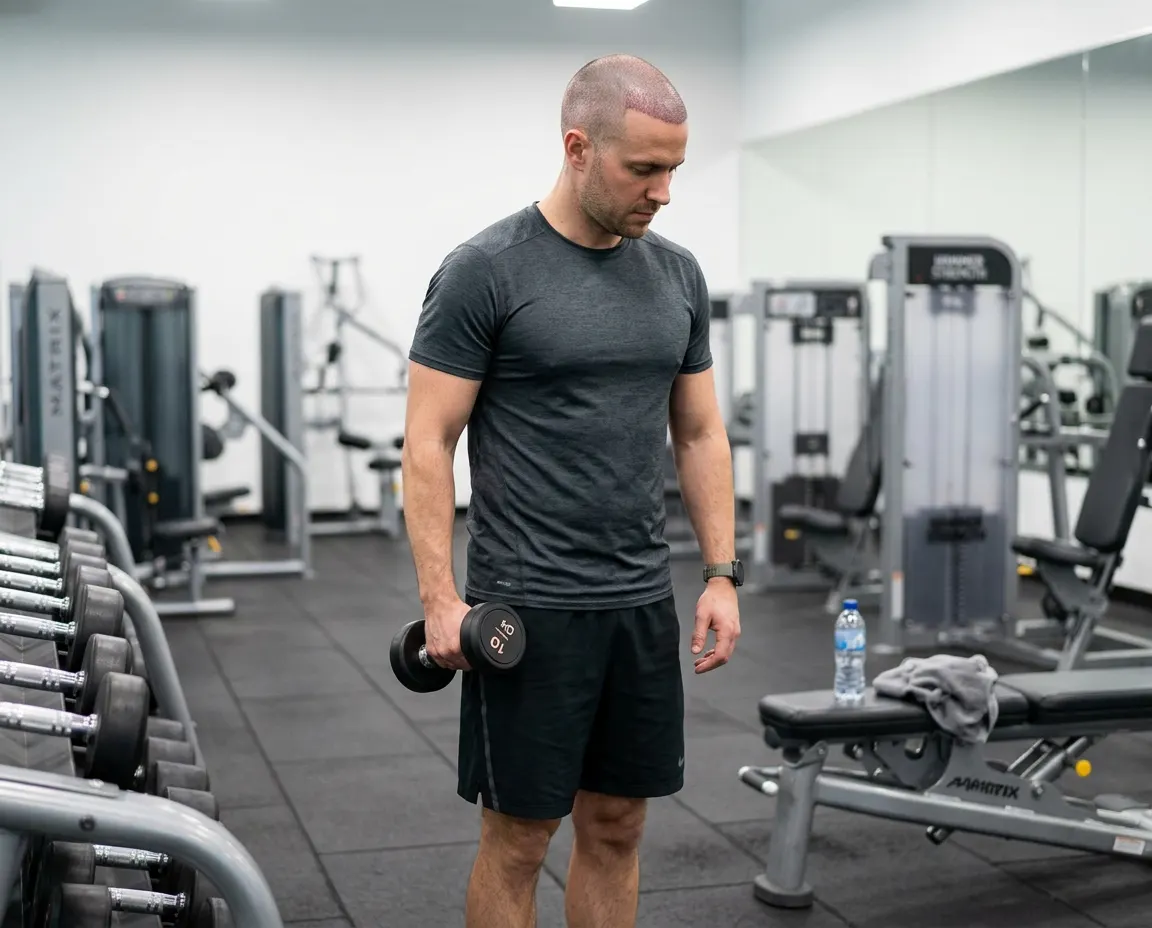 Sport nach Haartransplantation: Wann kann ich wieder trainieren?